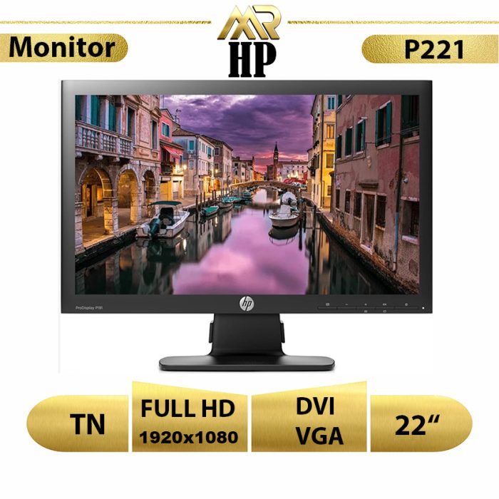 مانیتور استوک اچ پی P221 سایز 22اینچ