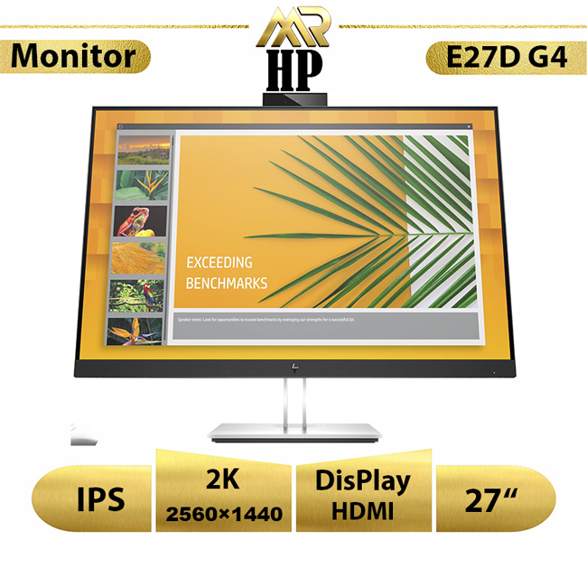 مانیتور استوک HP E27D G4 سایز 27 اینچ