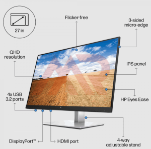 مانیتور استوک HP E27Q G4 سایز 27 اینچ