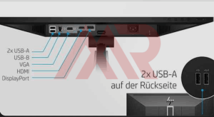 مانیتور استوک HP E27Q G4 سایز 27 اینچ